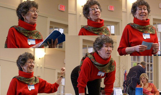 Millie presenting atCT Association of Publishers & Authors
